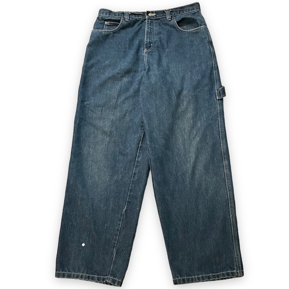 Guess Jeans Vintage Guess Carpenter Jeans Baggy Triangle Logo Patch